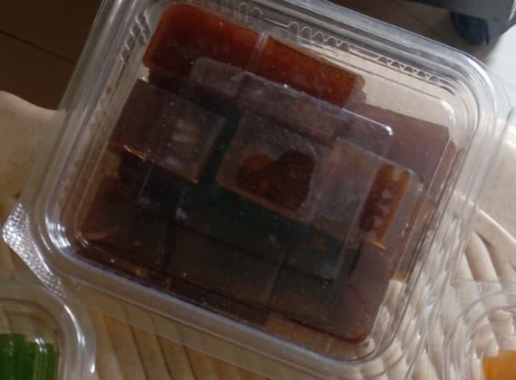 Tamarind (imli) bar pieces in a box