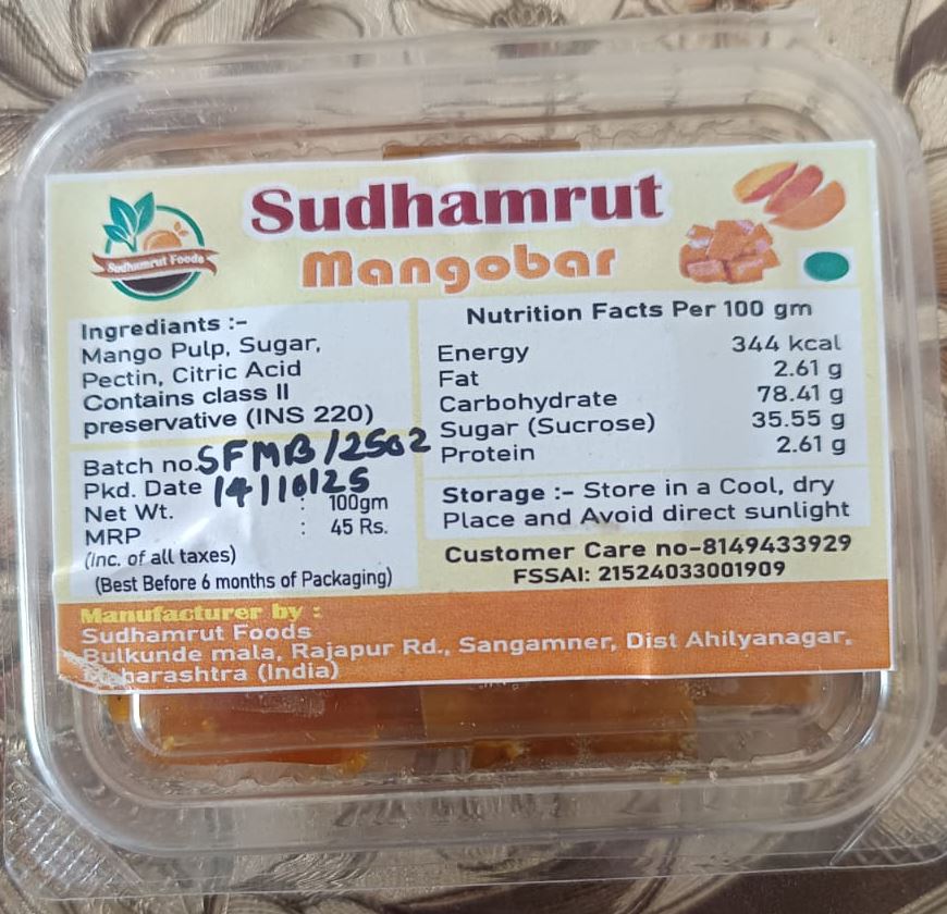 Clear labels with full details